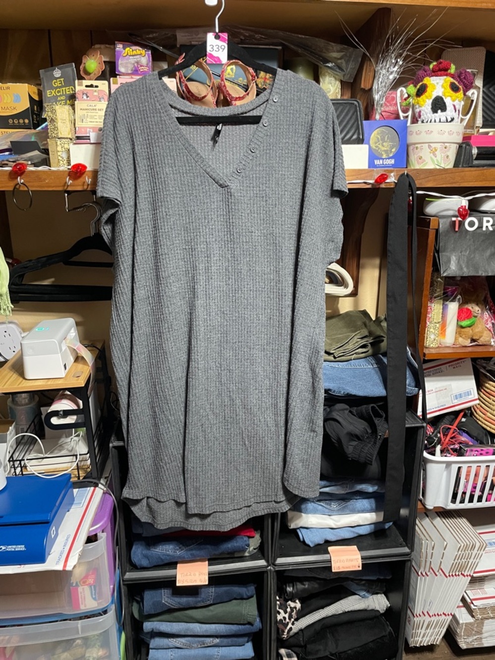 #339 size 3 torrid soft waffle knit sleep dress